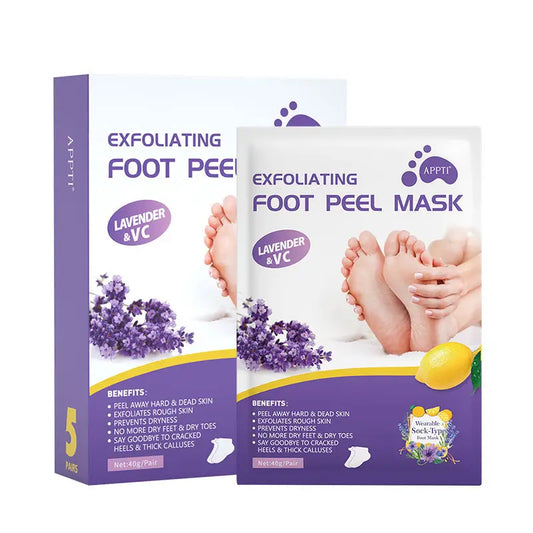 Lavender Foot Peel Off Mask - My Secretss