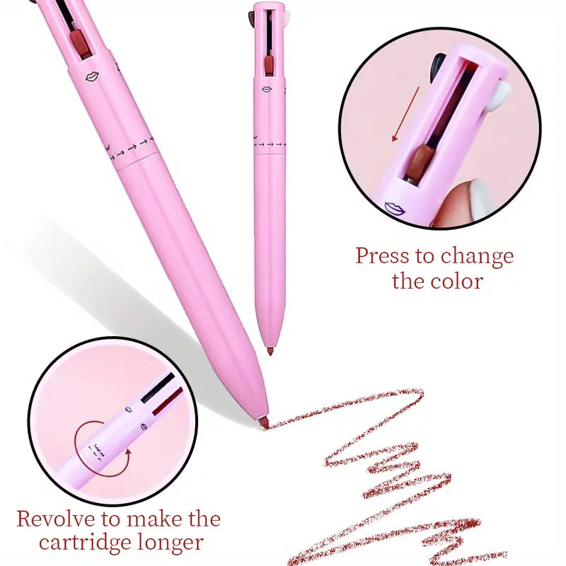 4 In 1 Waterproof Makeup Pen (Eye Liner - Lip Liner - Highlighter - Eyebrow Liner) - My Secretss