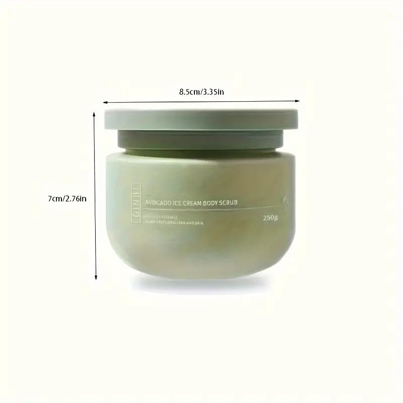 Avocado Ice Cream Body Scrub - My Secretss