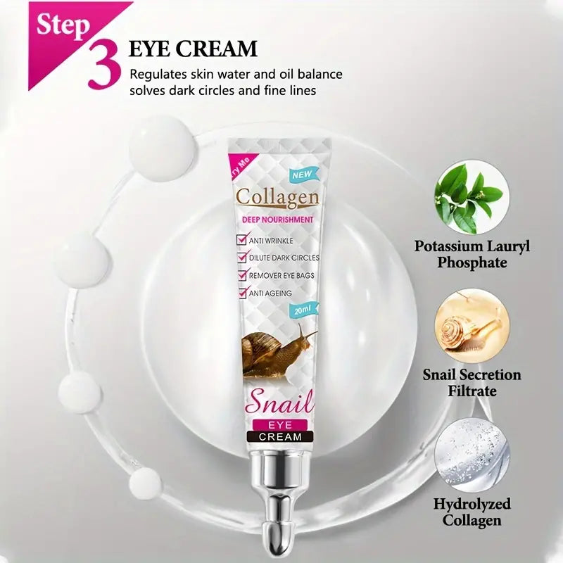 Snail and Collagen Skin care Set - 5 Pcs