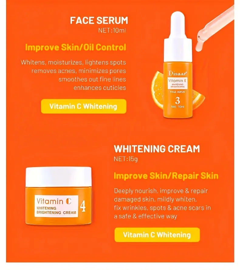 Vitamin C Skin Care Set - 4 Pcs