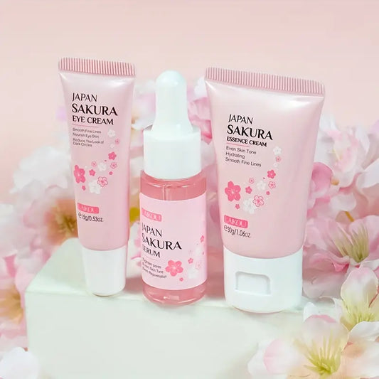 Japan Sakura Skin Care Set - 3 Pcs