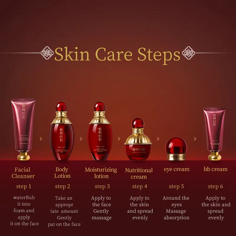 Korean Royal Skin Care Set - 6 Pcs
