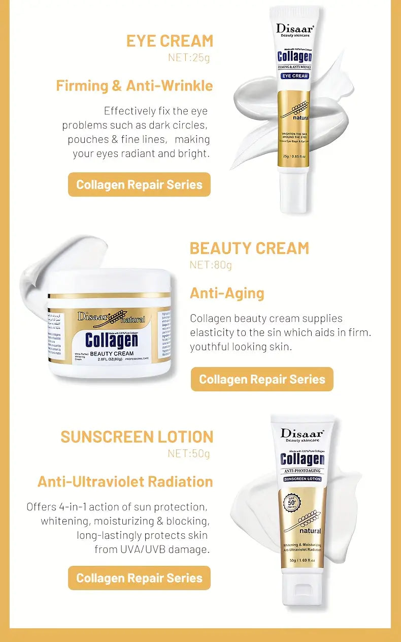 Collagen Skin Care Set - 5 Pcs