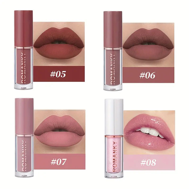 Matte Lip Gloss Set - 12 Colors