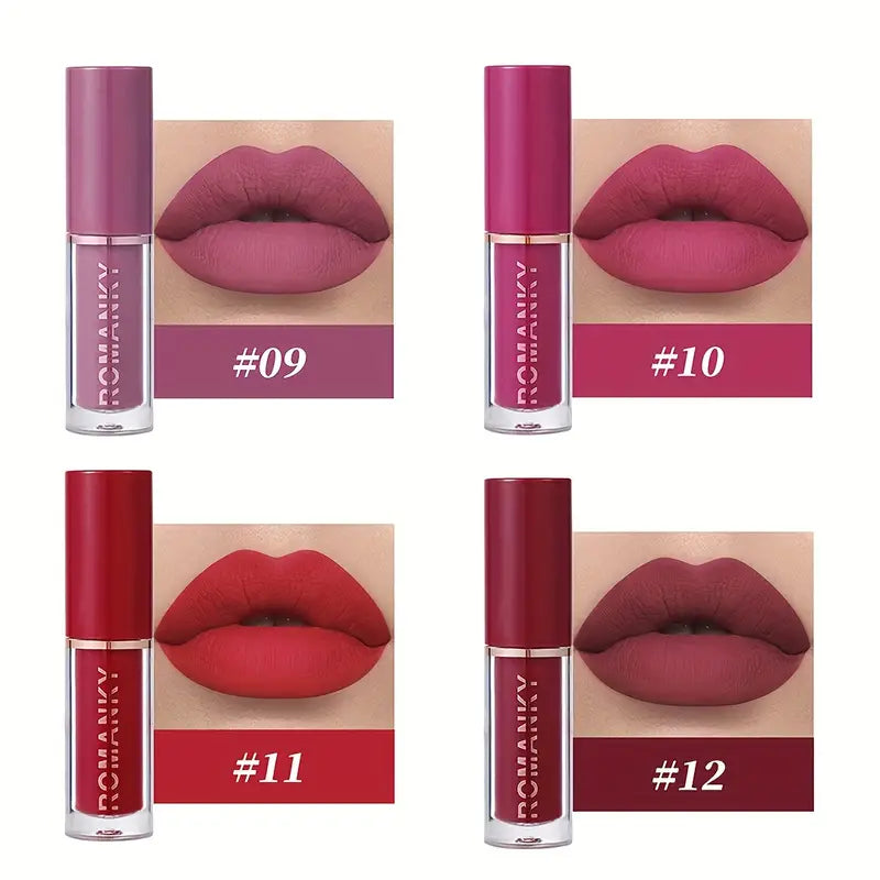 Matte Lip Gloss Set - 12 Colors